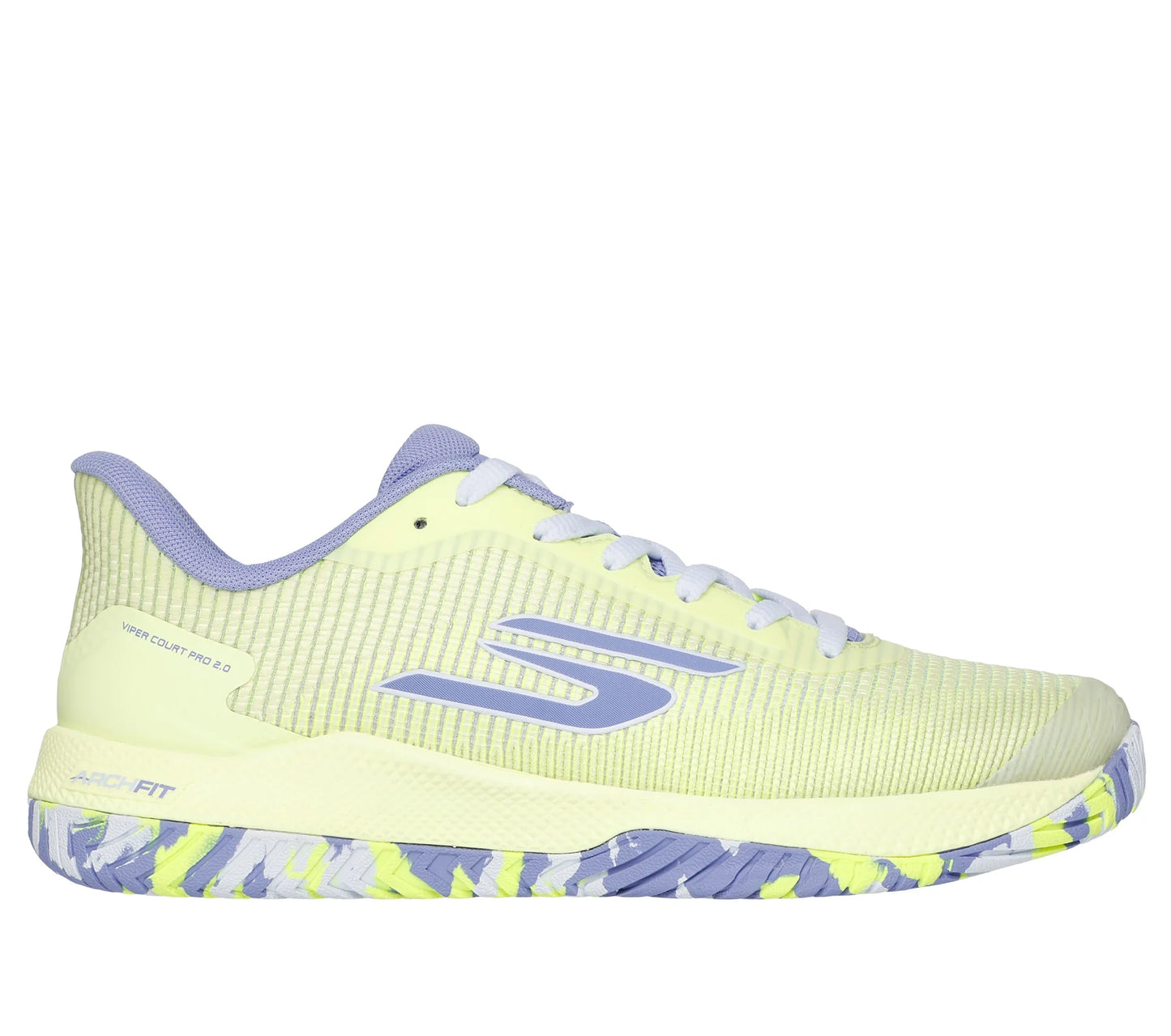 Skechers Women's Viper Court Pro 2.0 - Lime / Lavender