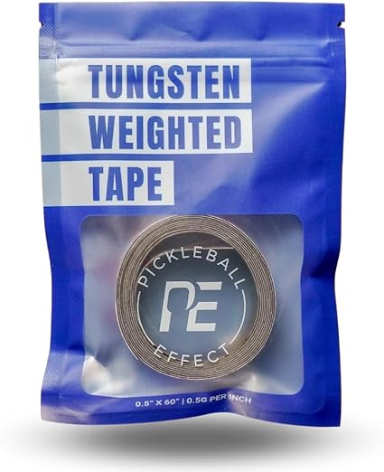 Pickleball Effect Tungsten Weighted Tape -Safe alternative to Lead Tape