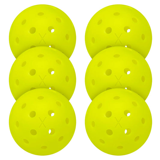FRANKLIN X-40 OUTDOOR PICKLEBALLS - 6 PACK