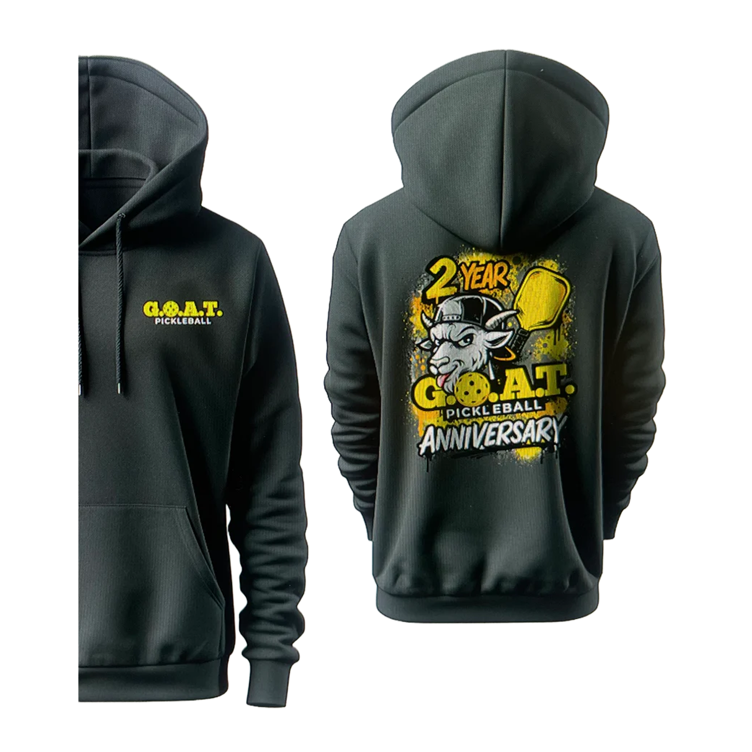 GOAT Pickleball 2 Year Anniversary Hoodie – G.O.A.T. Pickleball