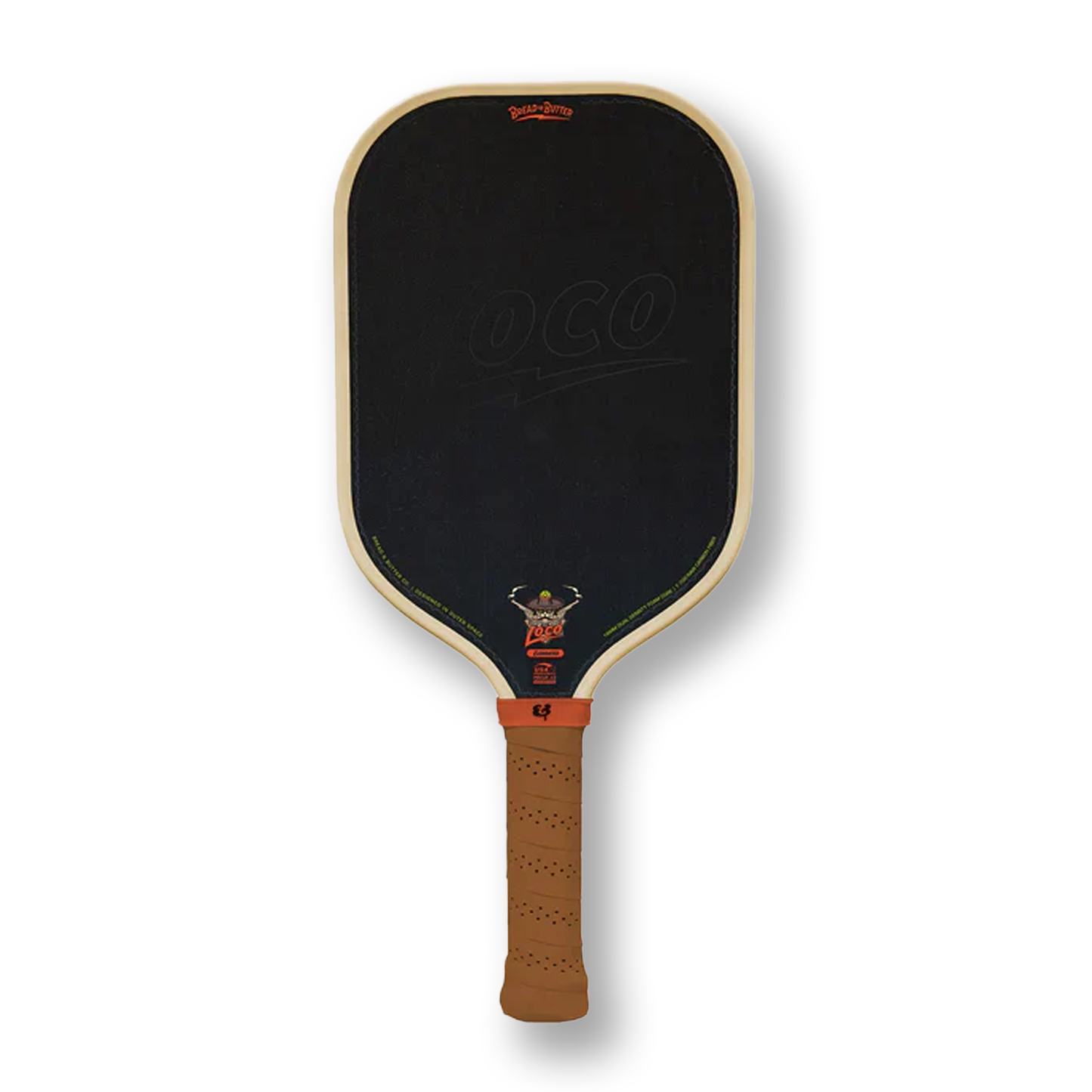 Bread & Butter The Loco 16mm Pickleball Paddle- Elongated - Original / Tan