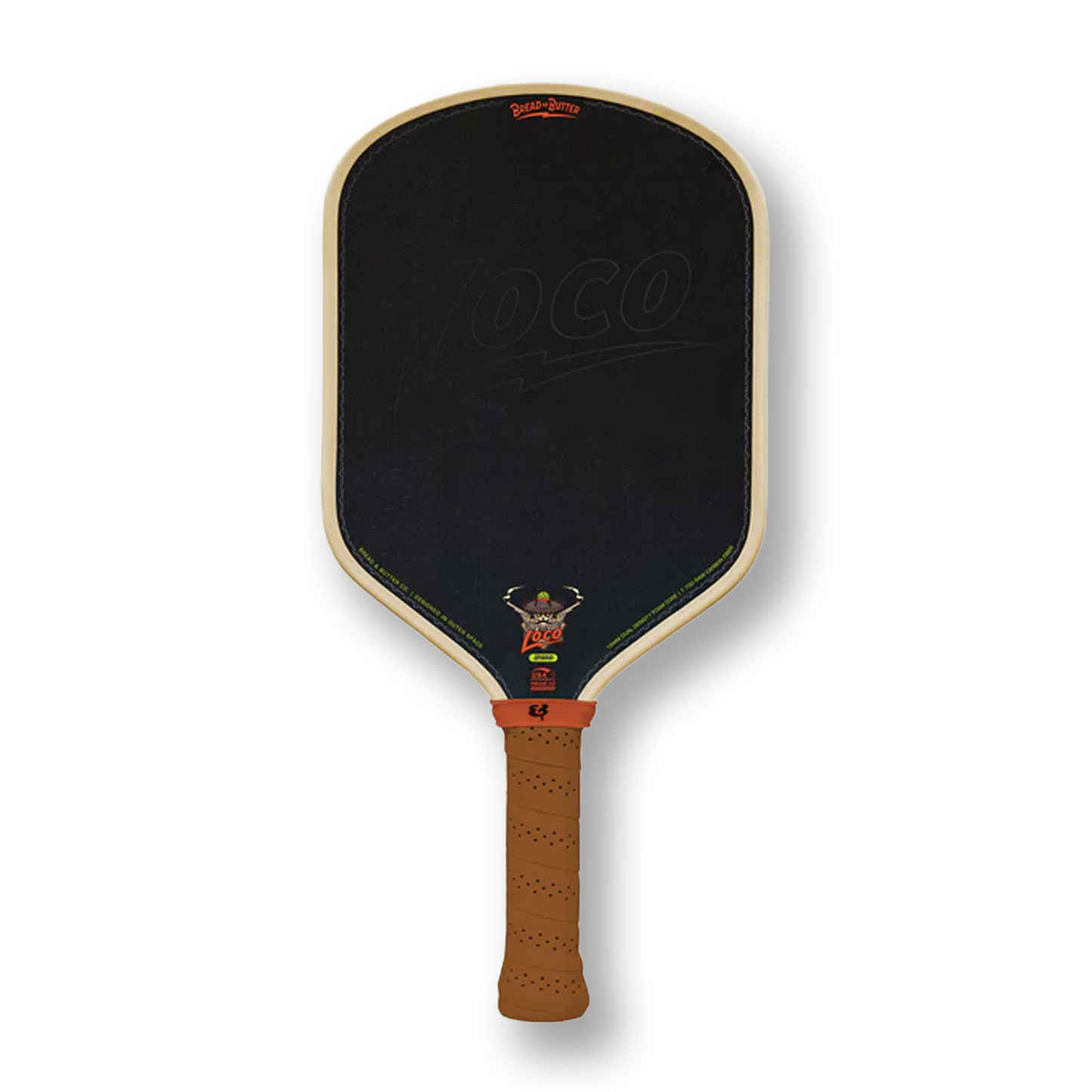 Bread & Butter The Loco 16mm Pickleball Paddle- Hybrid - Original / Tan