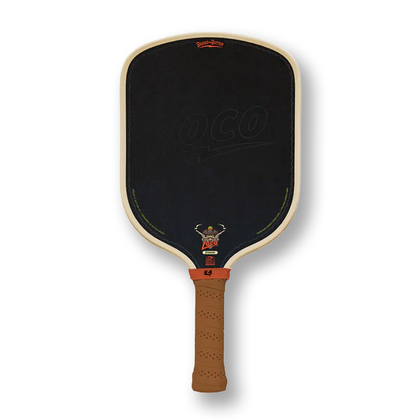Bread & Butter The Loco 16mm Pickleball Paddle Standard Shape - Tan
