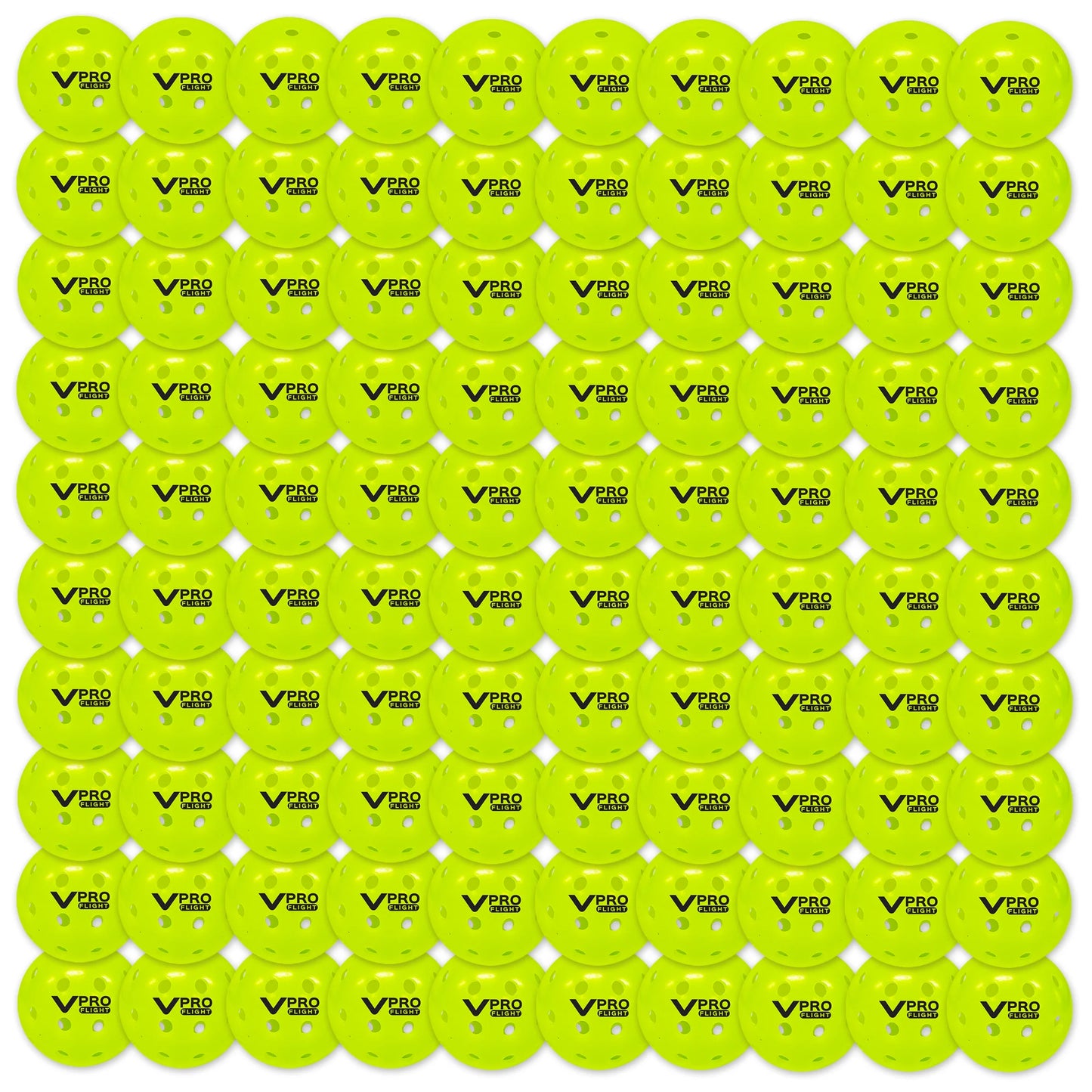 Vulcan VPRO FLIGHT Outdoor Pickleball Bulk Pack (100 pk.)