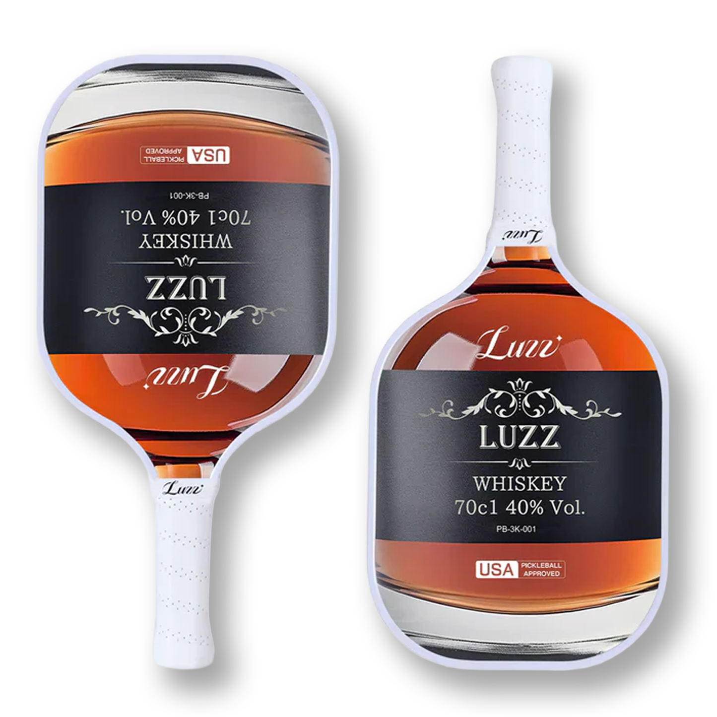 Luzz Pickleball Whiskey Original Paddle (16mm) T700 Carbon Fiber