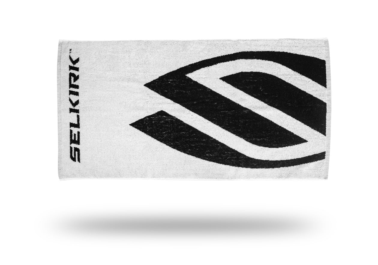Selkirk Cotton Towel White/Black