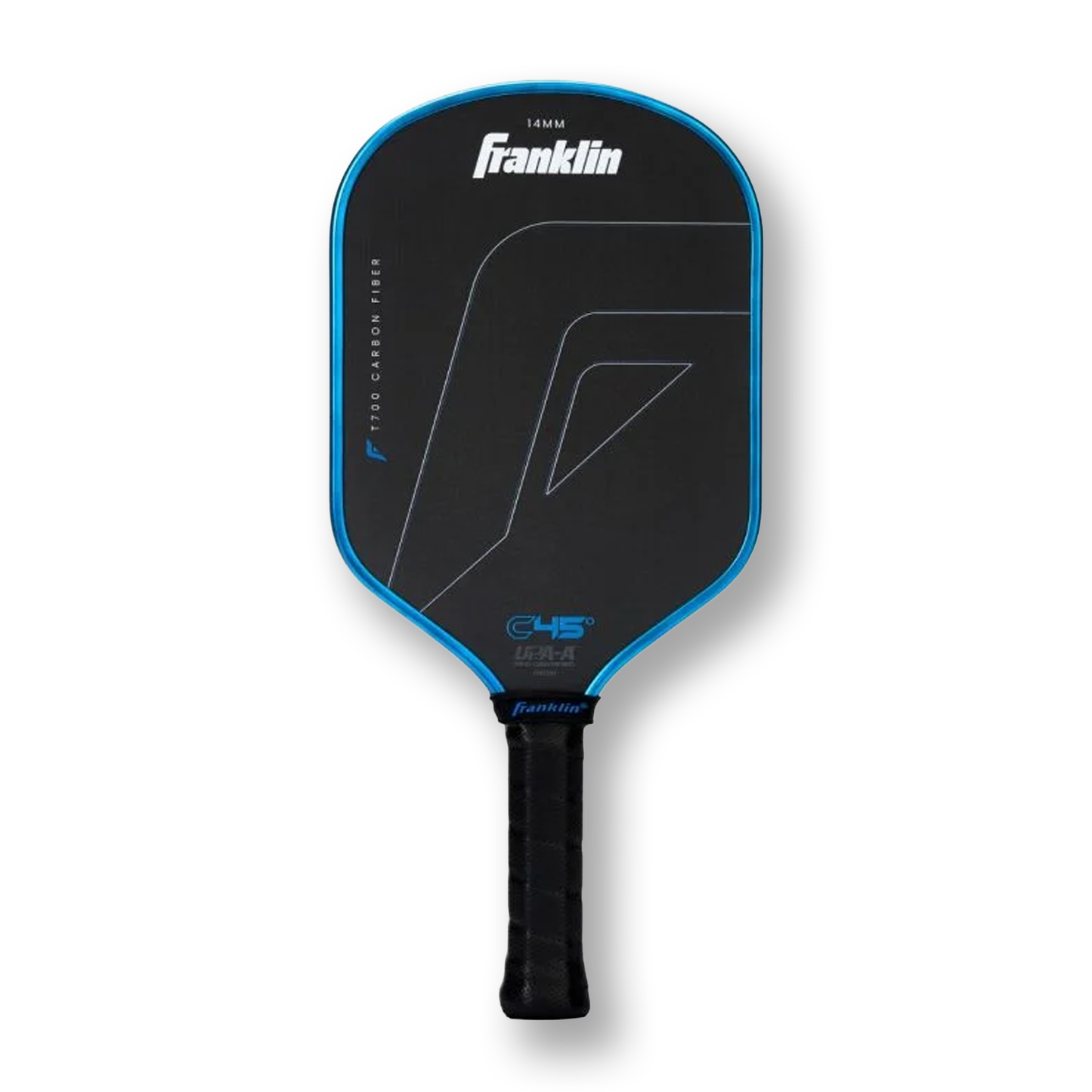 Franklin C45° Carbon Fiber Paddle - 14mm - Blue