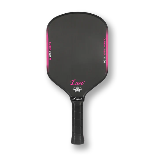 Luzz Pickleball Glider Hybrid Paddle T700 Carbon Friction Surface Thermoformed