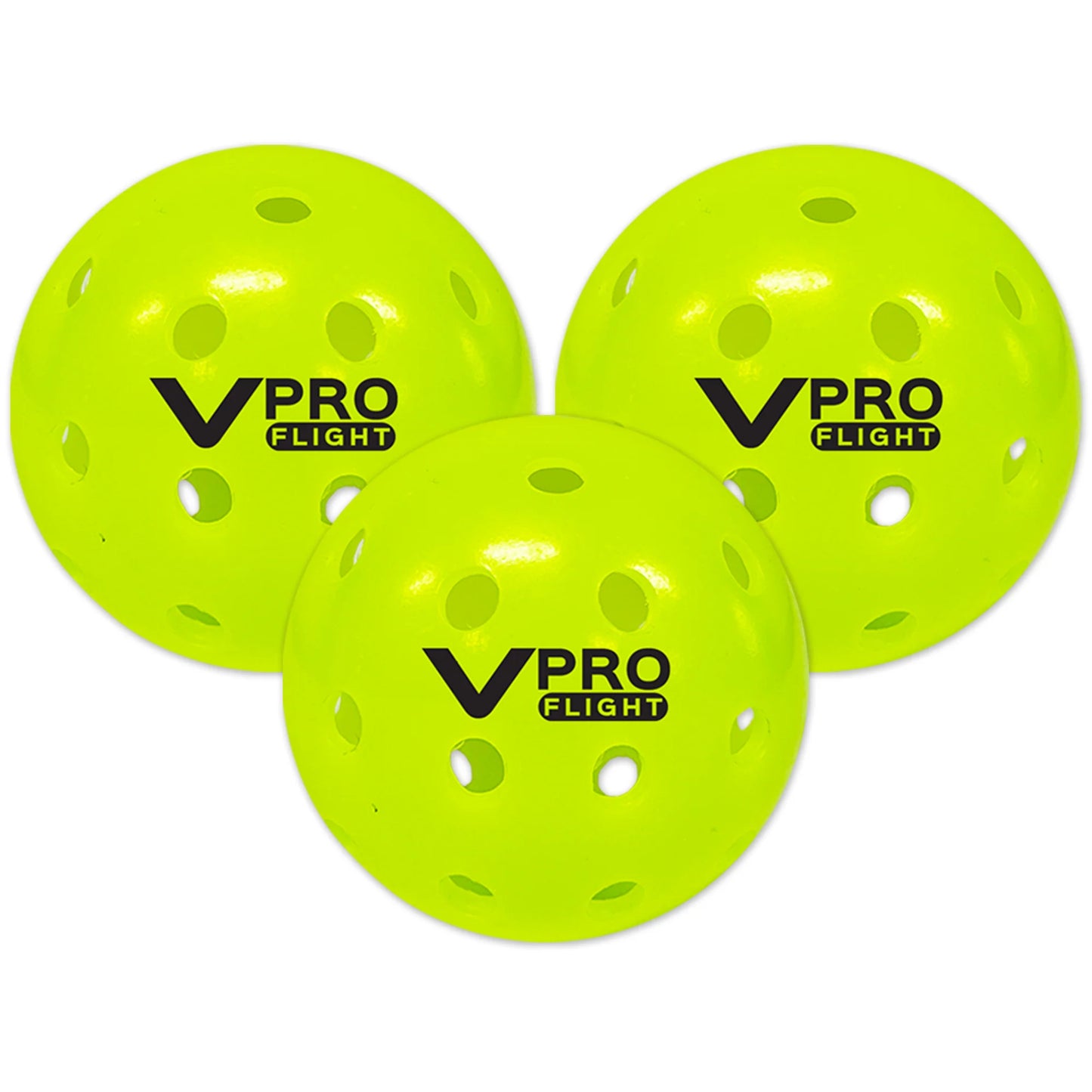 Vulcan VPRO FLIGHT Outdoor Pickleball (3 Pack)