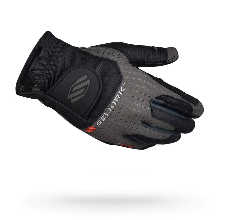 Selkirk Attaktix Premium Leather Palm Coolskin Upper Glove Mens Right - Black/Gray