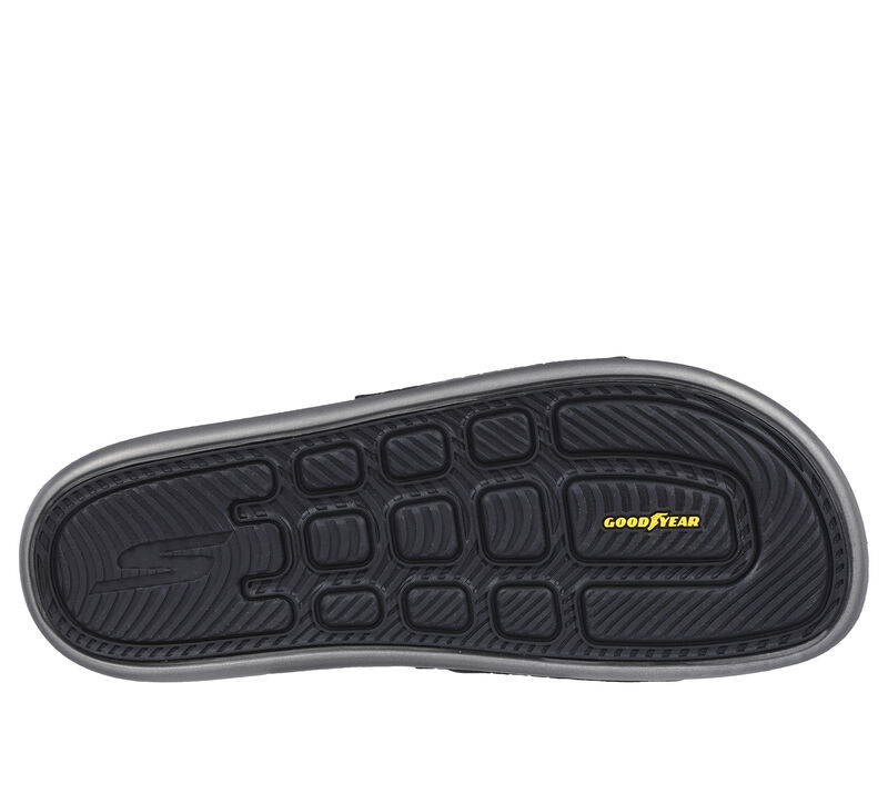 Skechers - HYPER SLIDE men's - Black and Grey