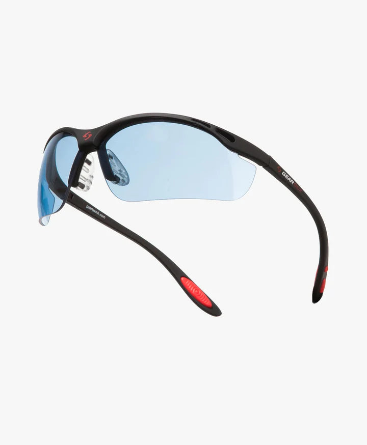 Gearbox Vision Eyewear  - Black Frame / Blue Lens